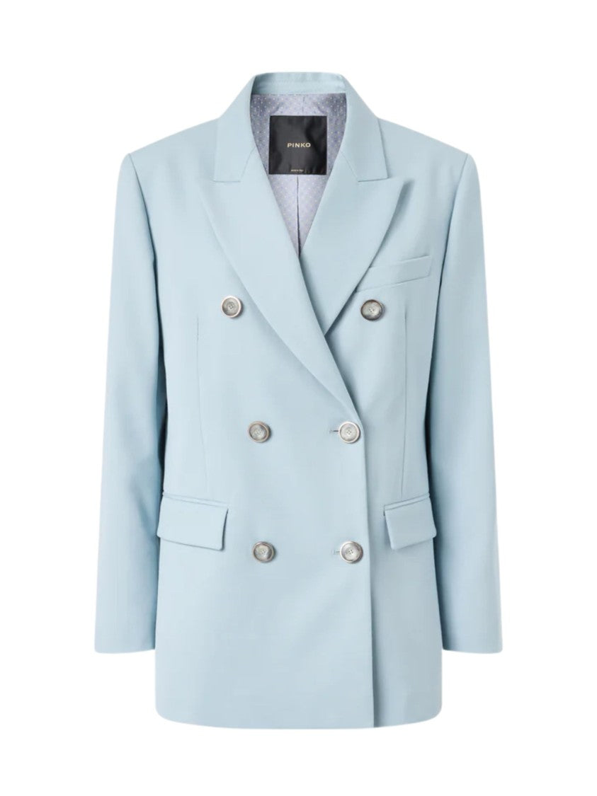 Pinko Structured Double-Breasted Classic Jacket