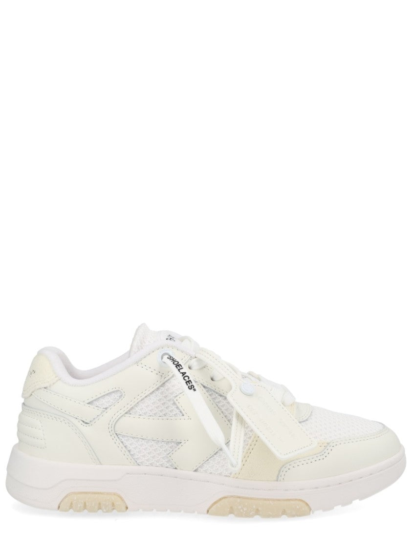 Off-White Neutrals Slim Out Of Office Sneakers