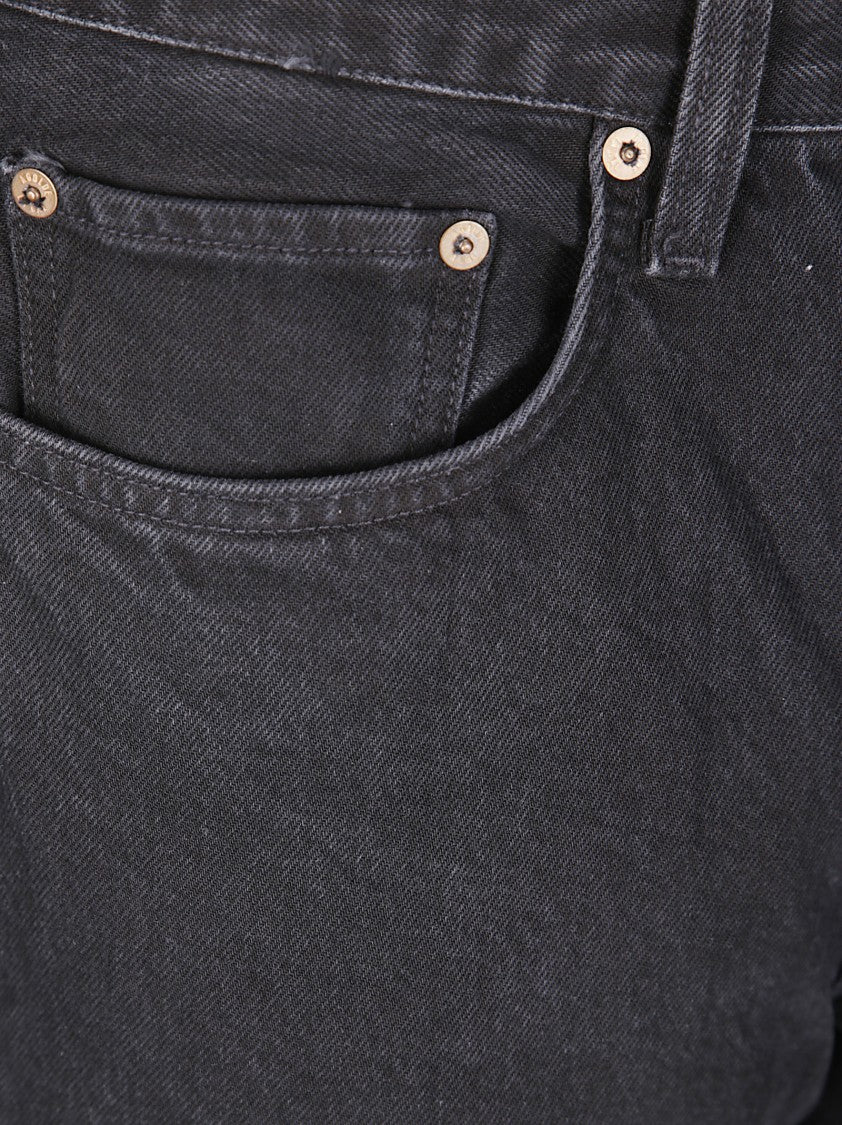 Agolde Five-Pocket Jeans With Button Front Closure