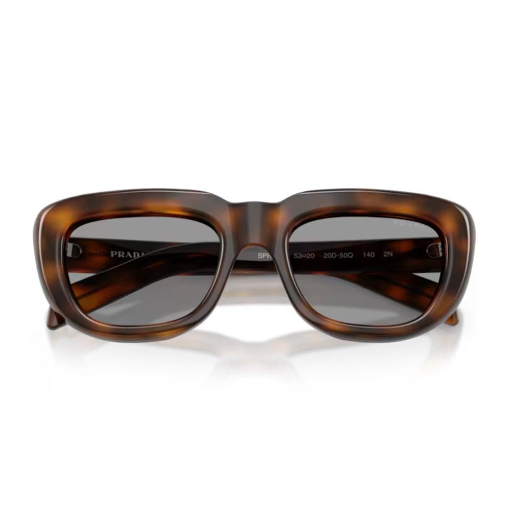 Prada Butterfly-Shaped Acetate Sunglasses With Geometric Design