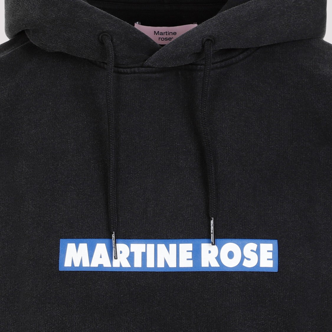 Martine Rose Classic Black Cotton Hoodie