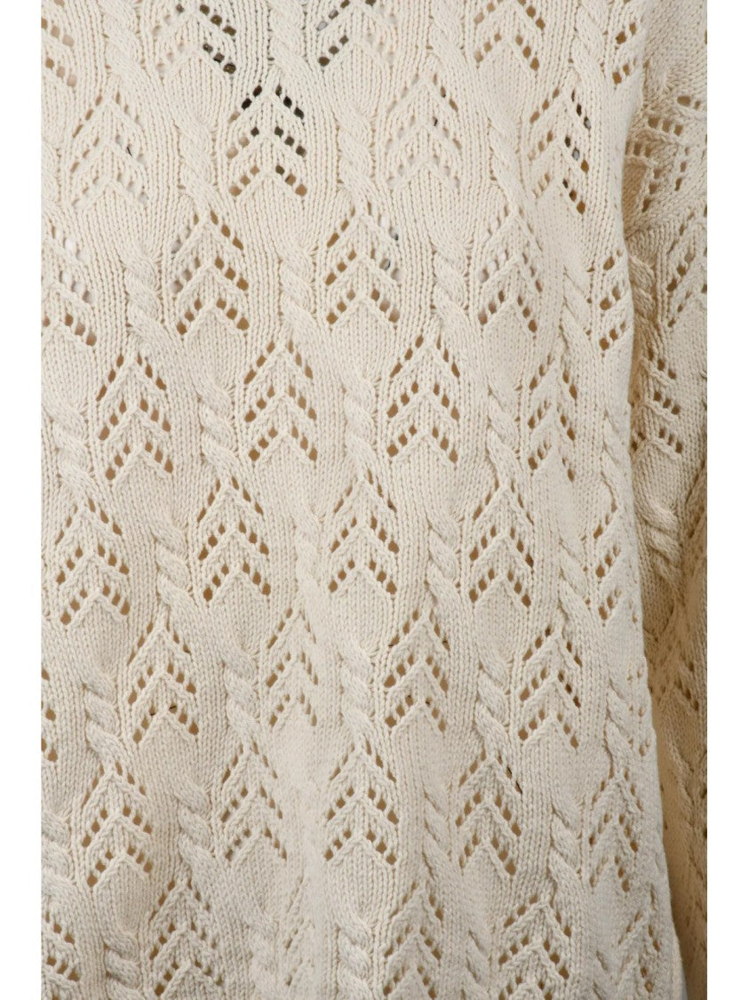 Max Mara Tricot Knit - White