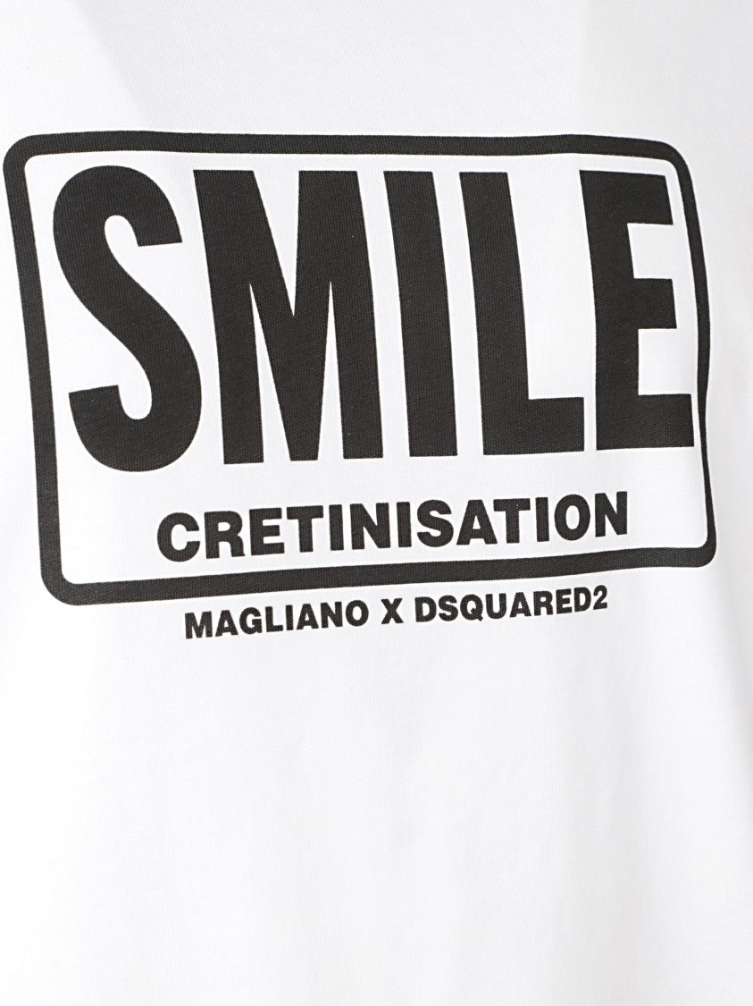 Dsquared2 X Magliano Short Sleeves T-Shirt With Logo