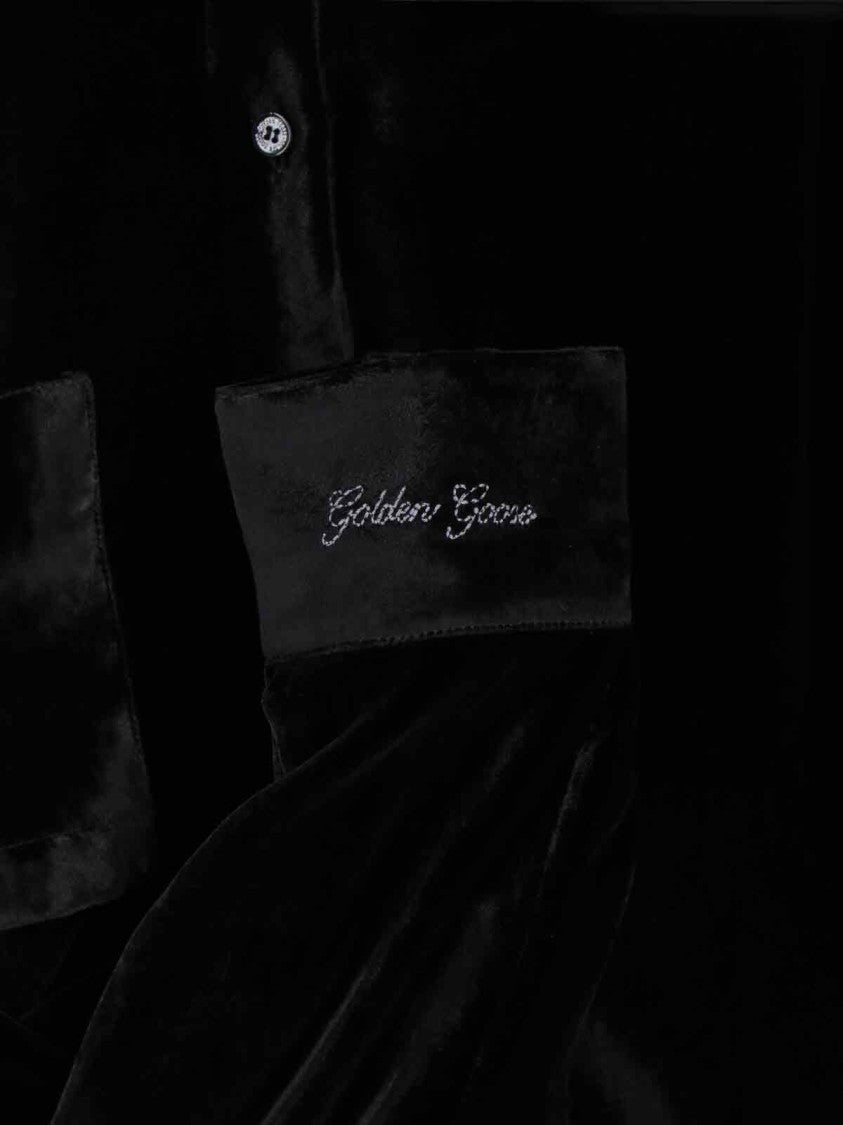 Golden Goose Black Viscose Blend Shirt