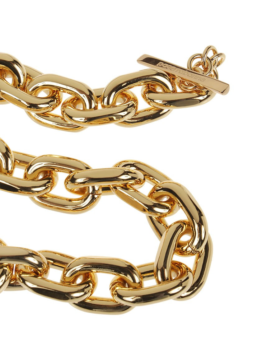 Rabanne Xl Link Gold Aluminium Necklace