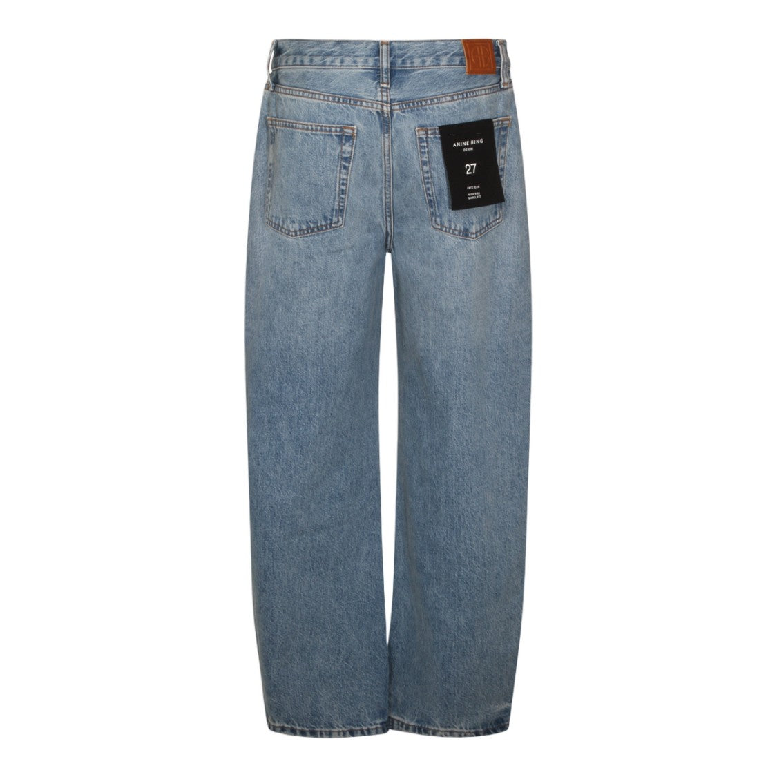 Anine Bing Classic Straight-Leg Jeans With Mid-Rise Waist