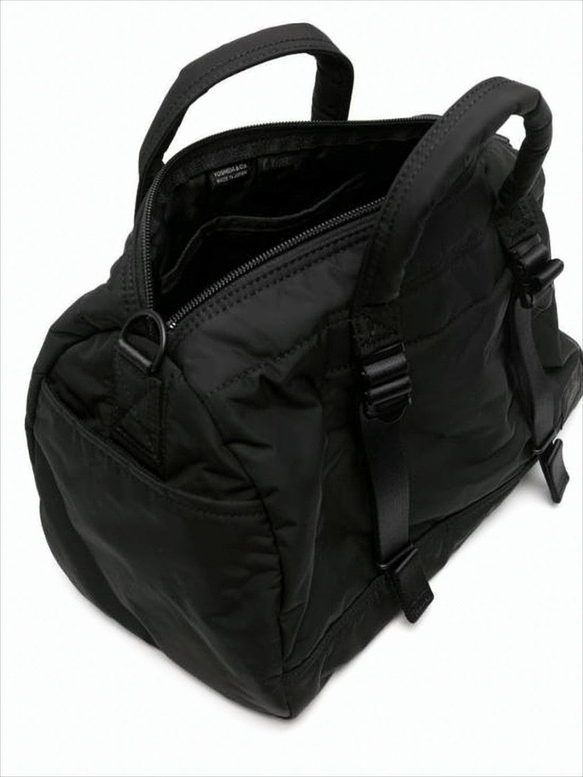 Porter Nylon Tote Bag With Adjustable Straps And Zippered Compartment