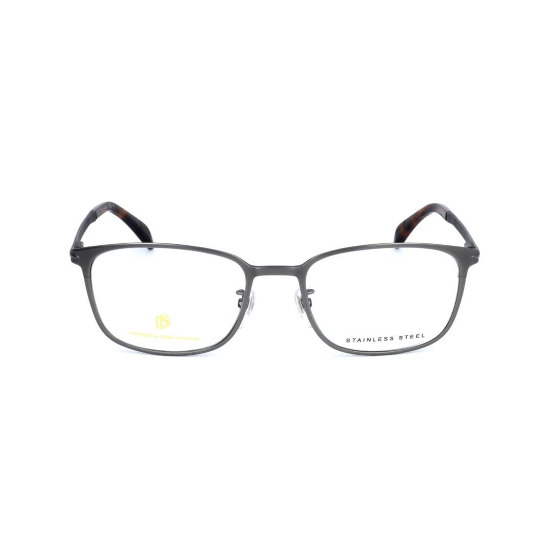 David Beckham Db 7016 Rectangular Stainless Steel Eyeglasses