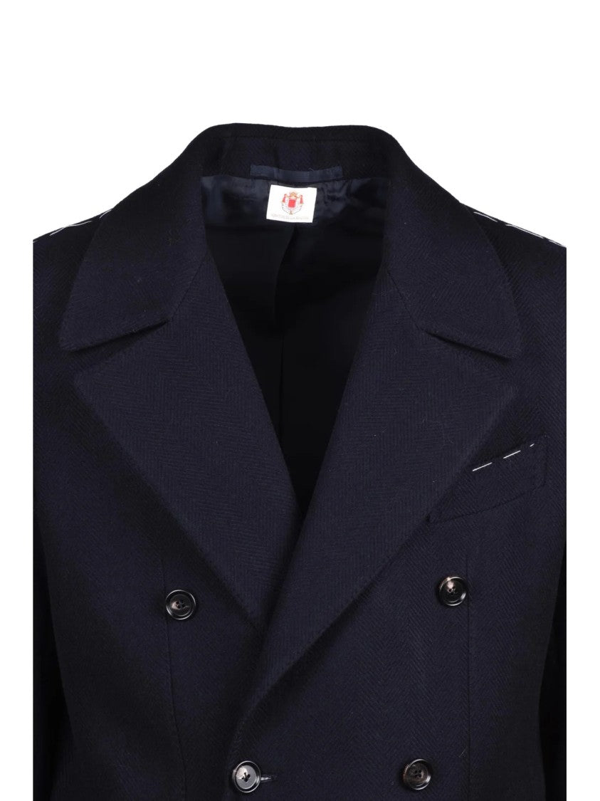 Luigi Borrelli Napoli Midnight Blue Virgin Wool-Cashmere Suit