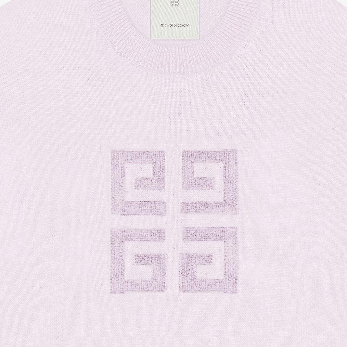 Givenchy Cropped Wool Sweater With Subtle Logo Detail