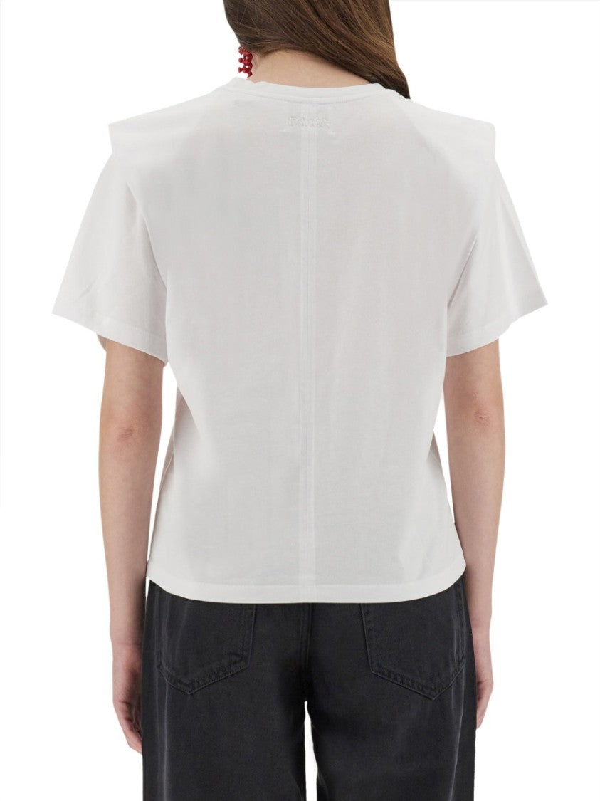 Isabel Marant Zelitos Boxy Structured Cotton T-Shirt