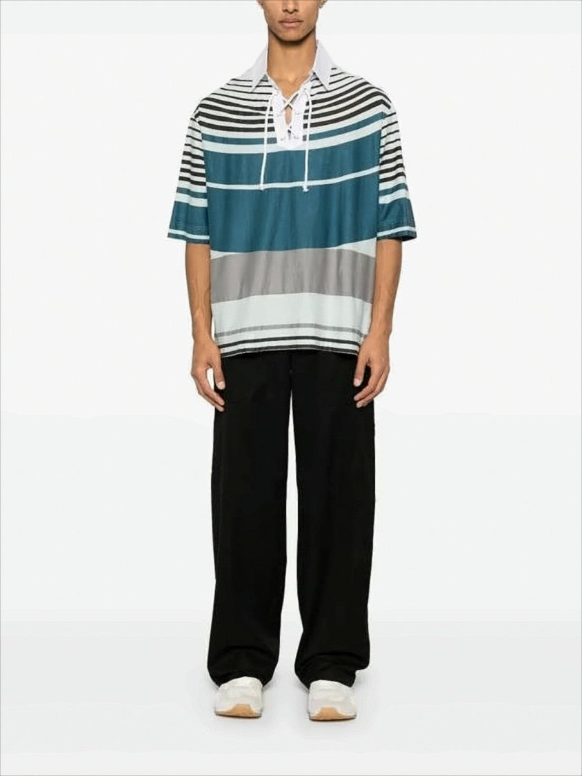 Loewe Relaxed Wide-Leg Straight Pants With Utilitarian Pockets