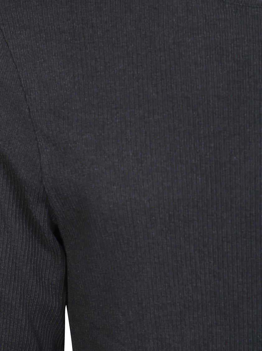 Our Legacy Elongated Ribbed Texture Long-Sleeve Top
