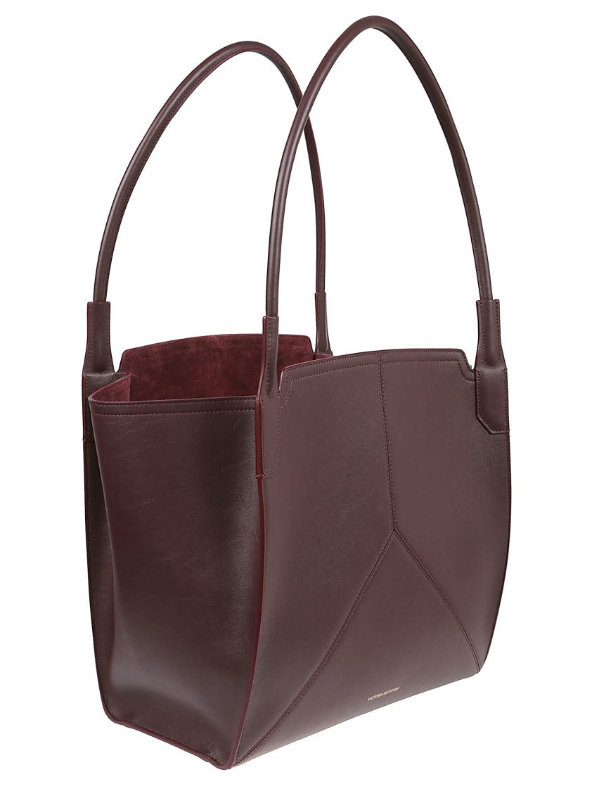 Victoria Beckham Small Victoria Geometric Leather Tote Bag