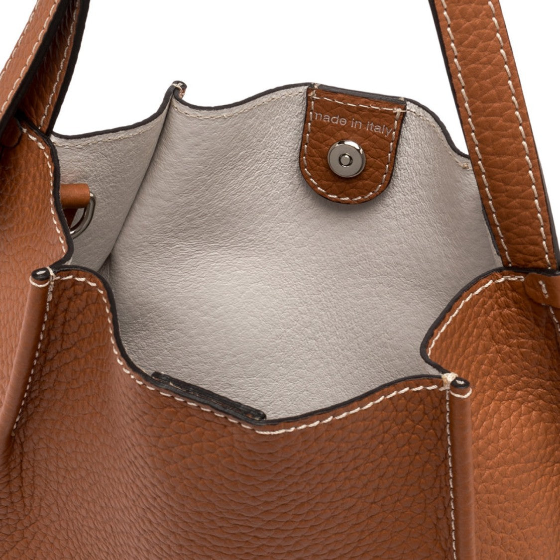 Gianni Chiarini Dory Shoulder Bag In Caramel Leather