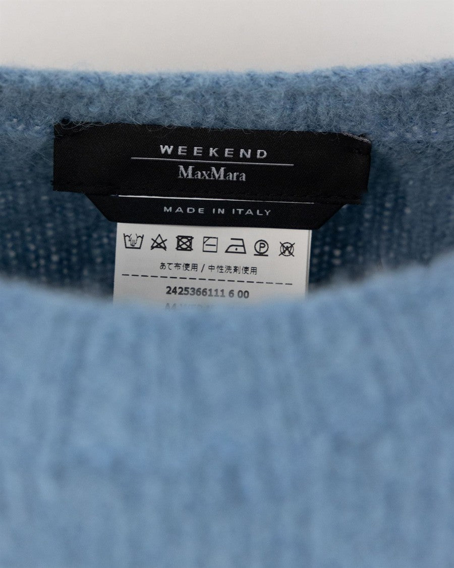 Max Mara Soft Knit Sweater With Crew Neckline And Raglan Sleeves