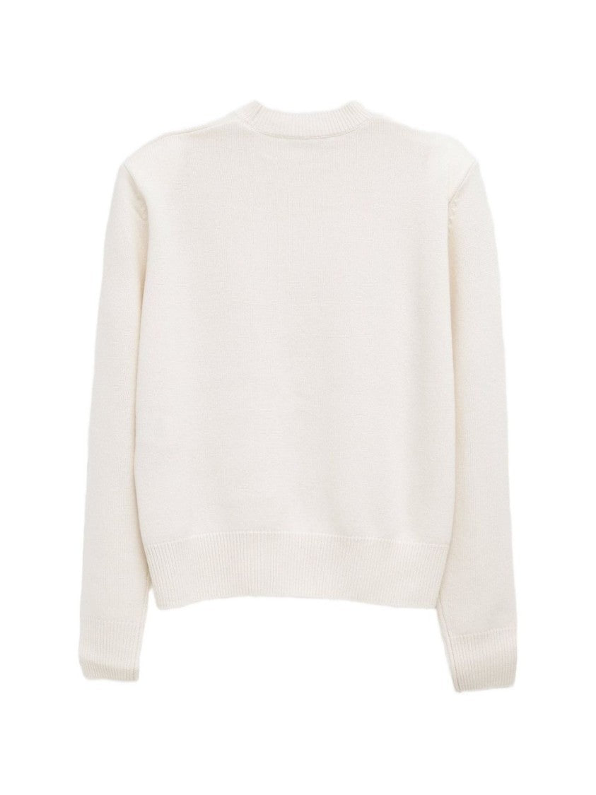 The Frankie Shop Slightly Cropped Boxy Ribbed Sweater