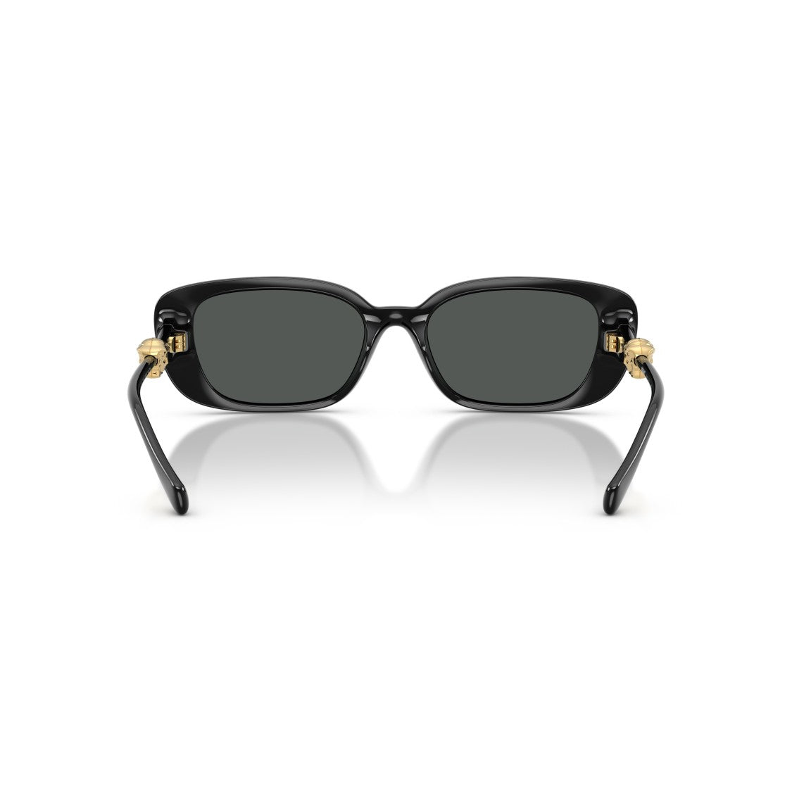 Versace 0Ve4504d Rectangular Black Sunglasses