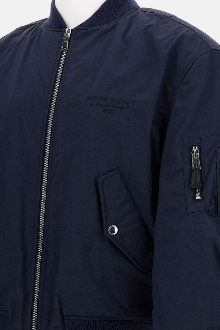 Givenchy Contemporary Cotton Blend Bomber Jacket