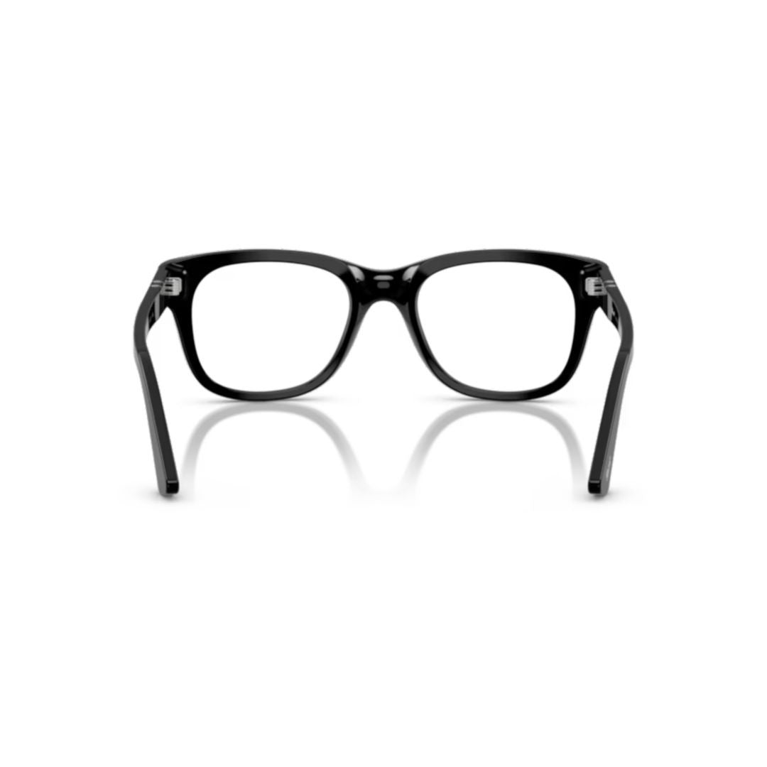 Persol 0Po3372v Rectangular Frame Black Acetate Sunglasses