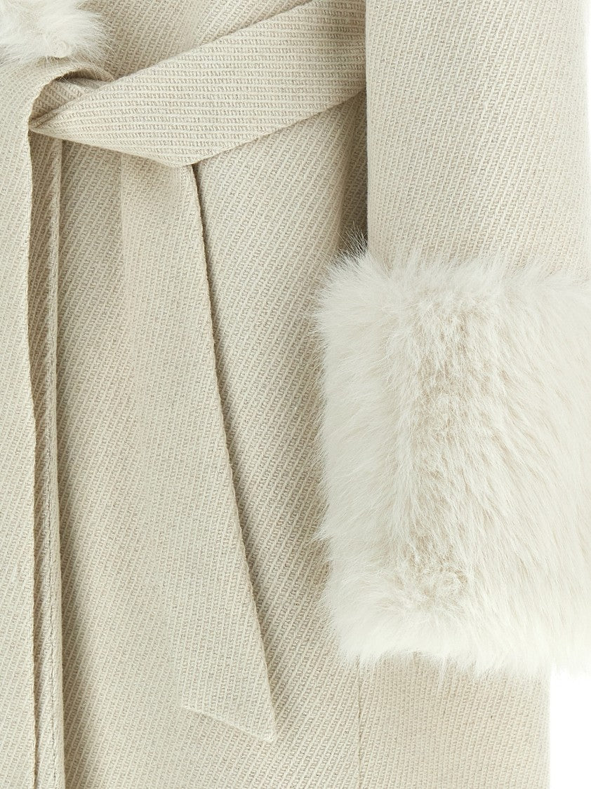 Twin-Set Lamé Thread Coat