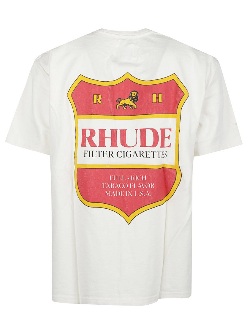 Rhude Filtaro Crest Graphic Cotton T-Shirt