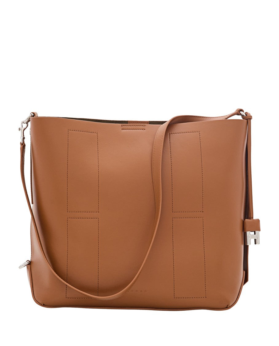 Hogan Brown H01r Hobo Medium Bag