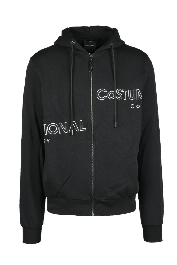 Costume National C. Cotton Sweatshirt - Black