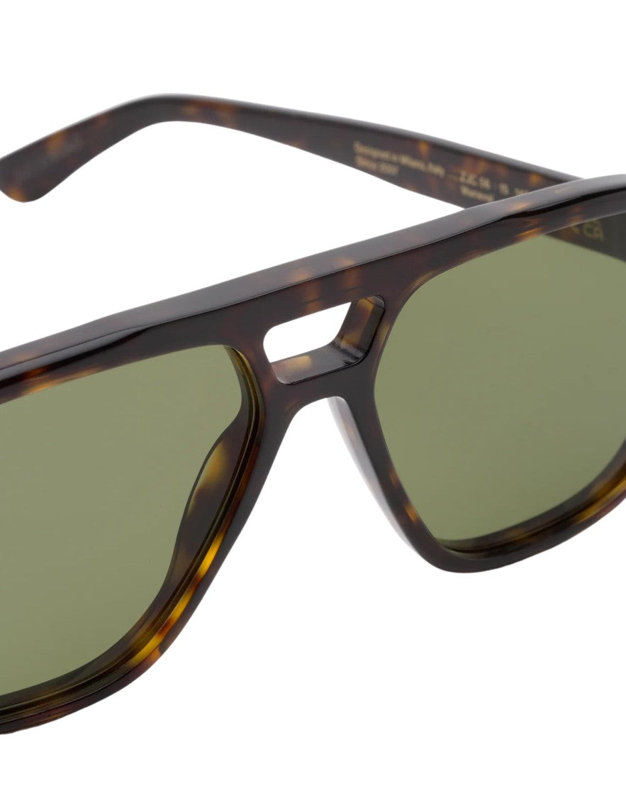 Retrosuperfuture Rectangular Acetate Sunglasses With Cut-Out Bridge