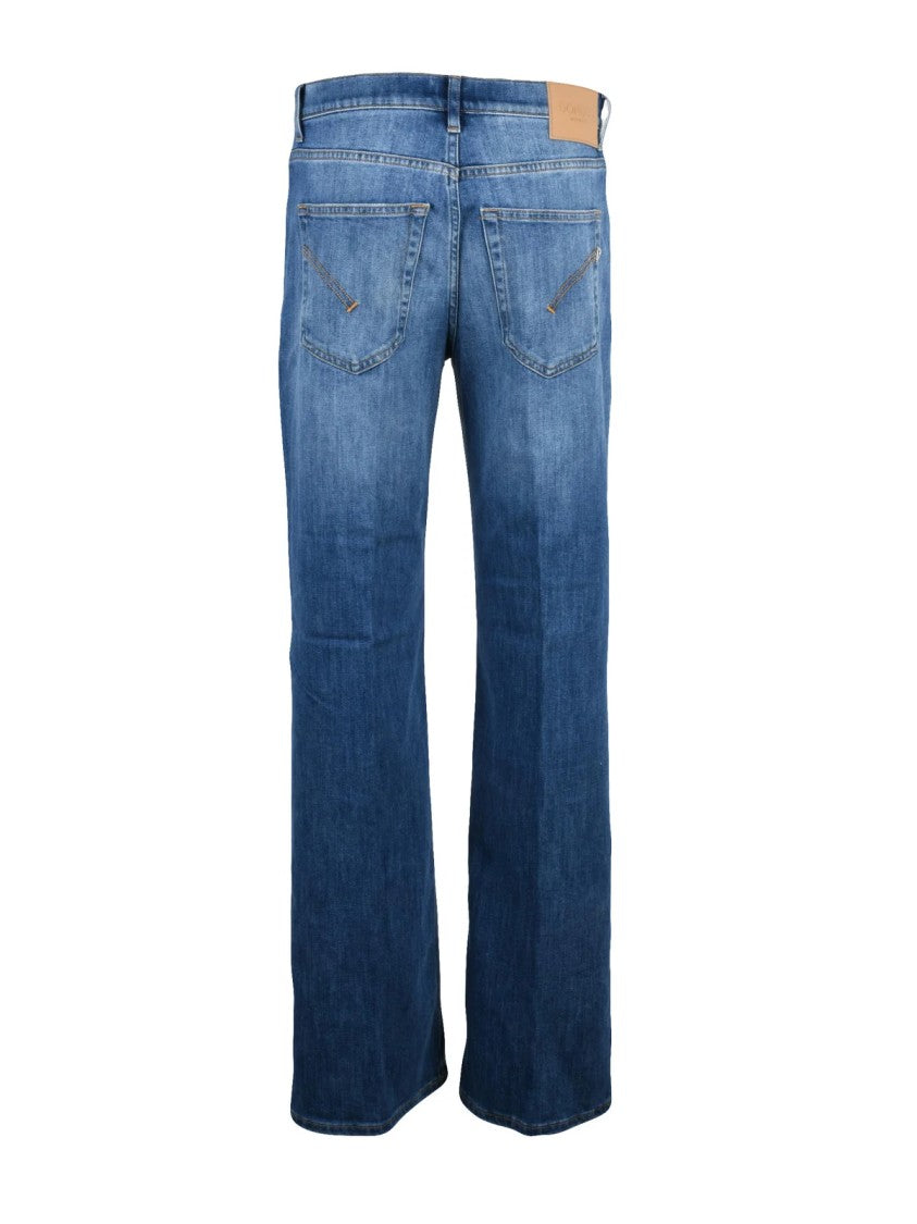 Dondup Light Blue Jacklin Faded Loose-Fit Jeans