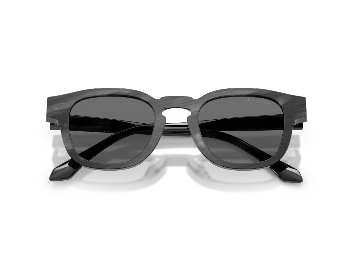 Giorgio Armani 0Ar8254u Marbled Acetate Square Sunglasses