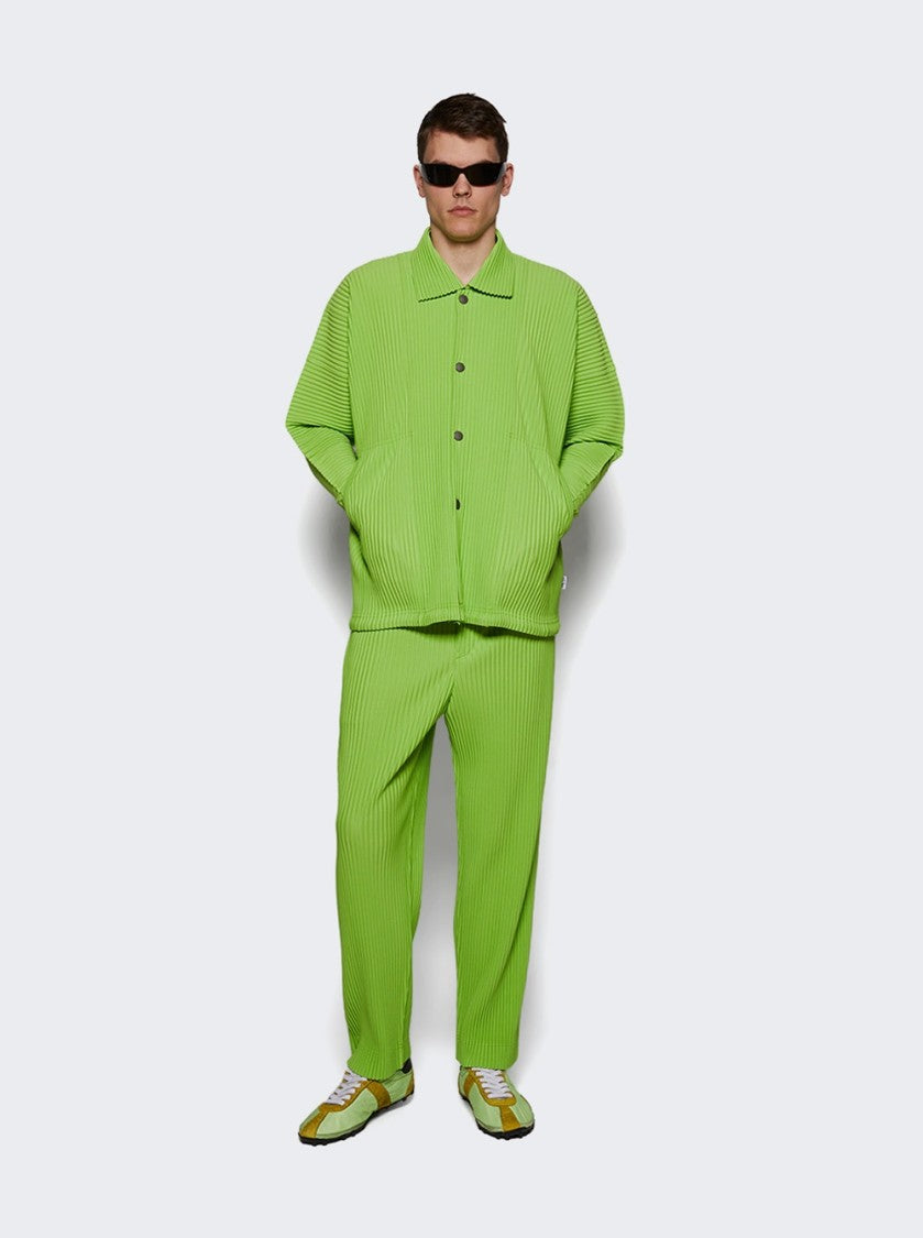 Homme Plissé Issey Miyake Pleated Shirt - Fresh Green