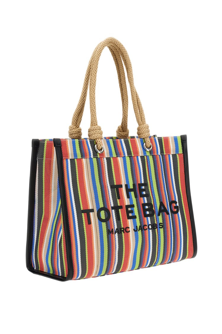 Marc Jacobs Rainbow Stripe Large Tote Bag