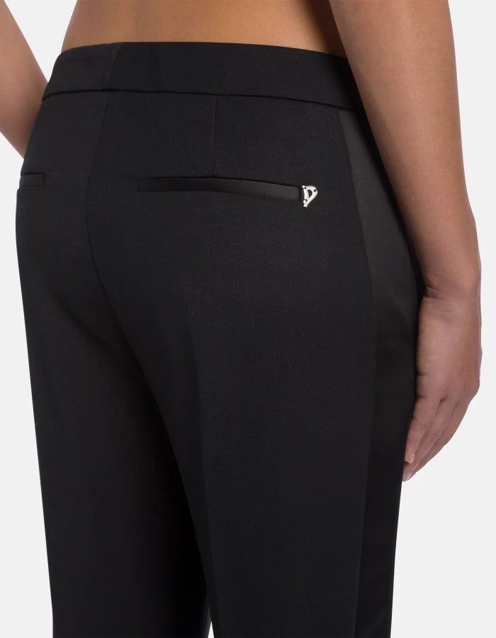 Dondup Tailored Mid-Rise Straight-Leg Trousers