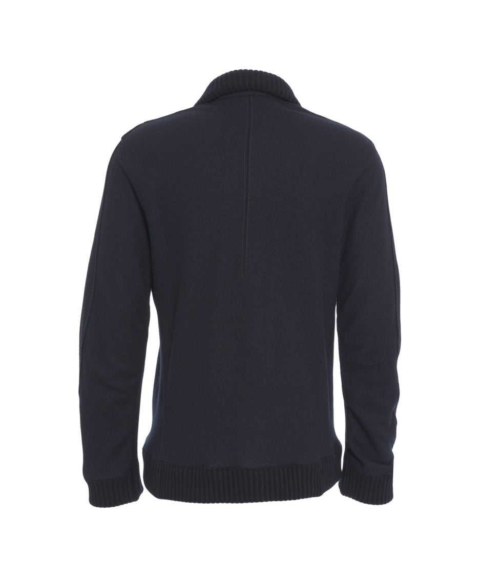 Transit Wool Cardigan With Shawl Collar And Tailored Silhouette