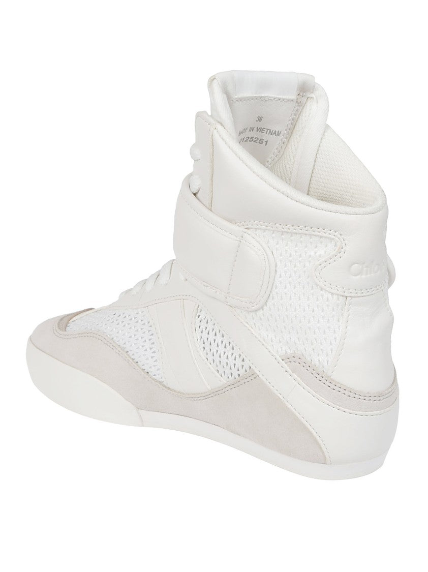 Chloé High-Top Sneakers With Embossed Logo