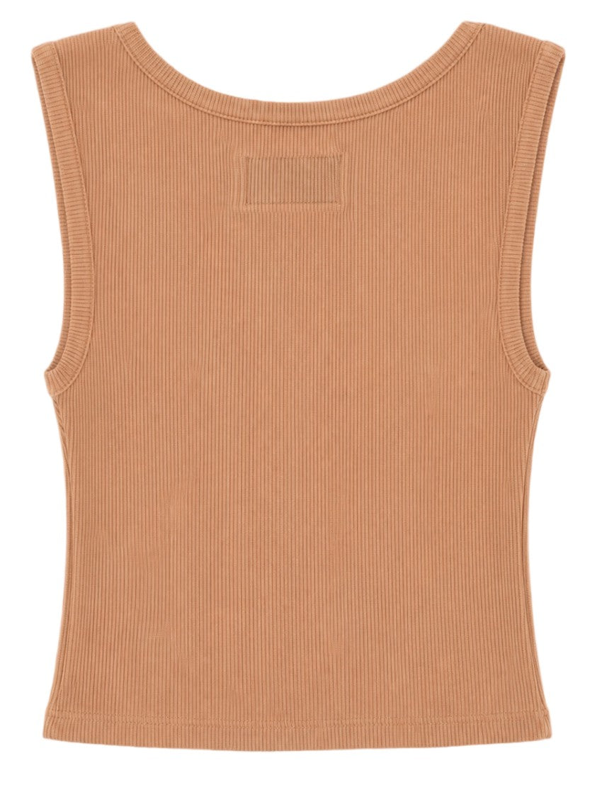 Vivienne Westwood Multicolour Ribbed Cropped Viscose-Blend Vest