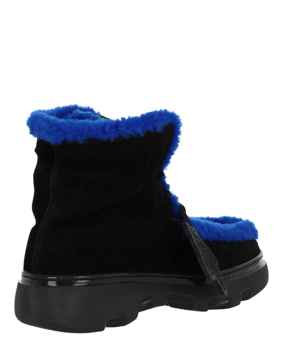 Burberry Creeper Shearling Boots