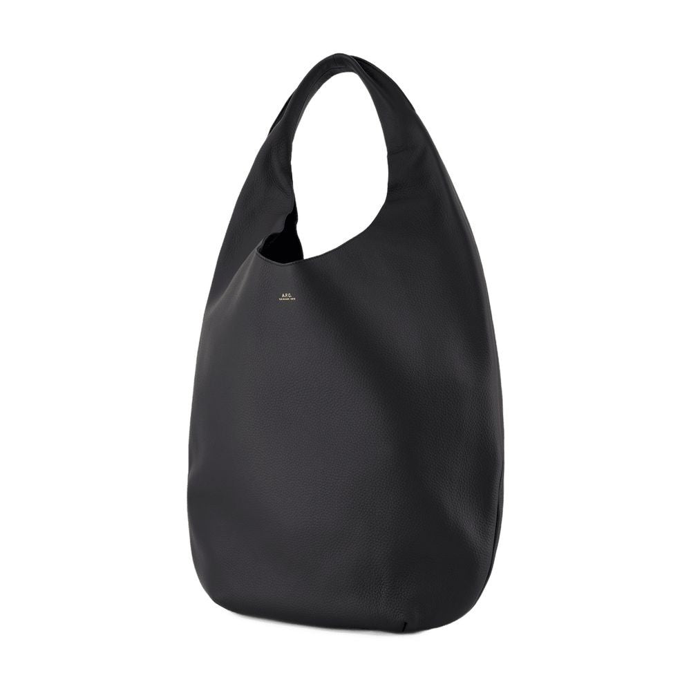 A.P.C. Le Neige Shoulder Bag - Leather - Black