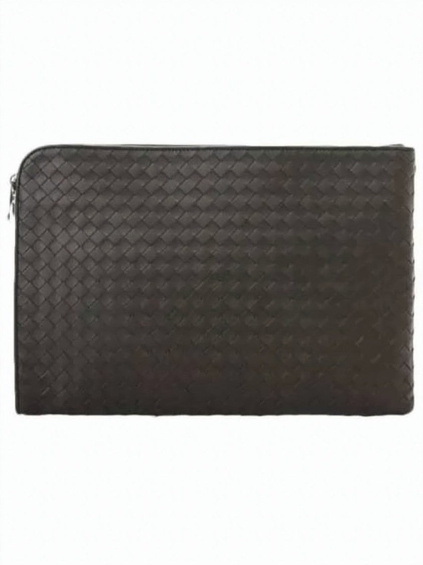 Bottega Veneta Rectangular Clutch In Signature Woven Cowhide