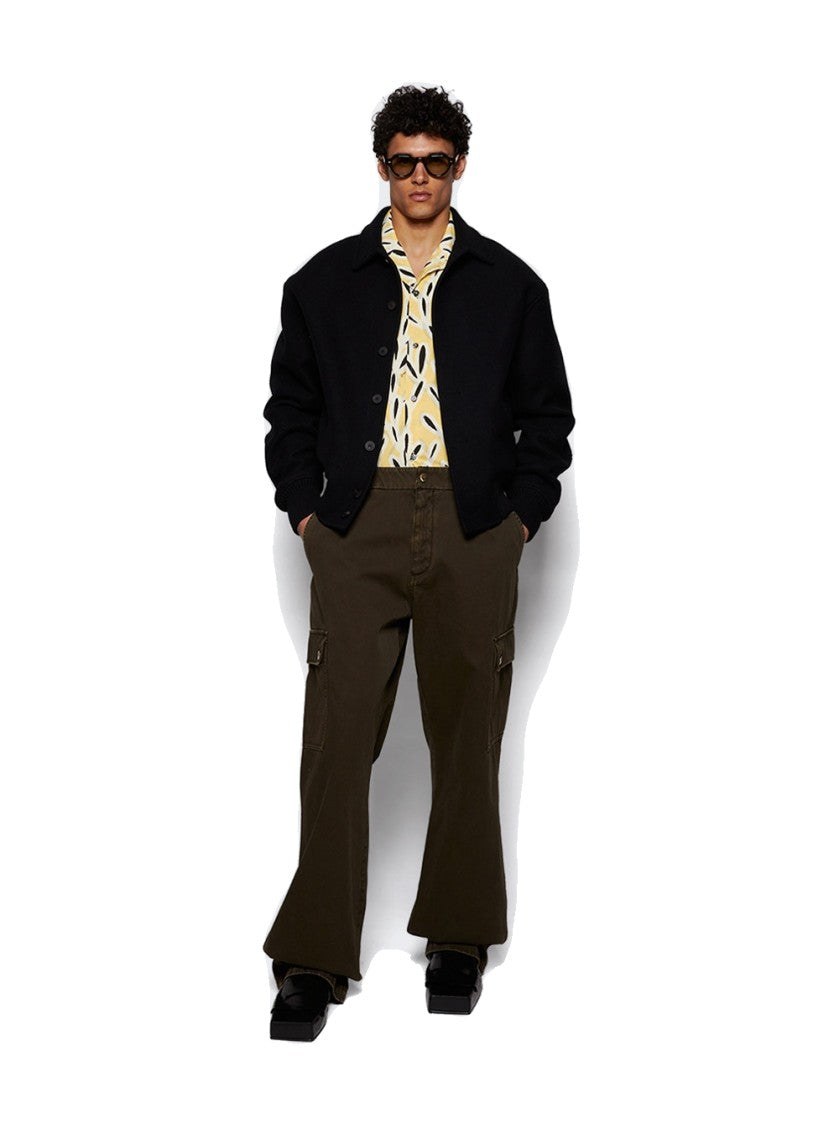 Jacquemus Jean Shirt Yellow And Black
