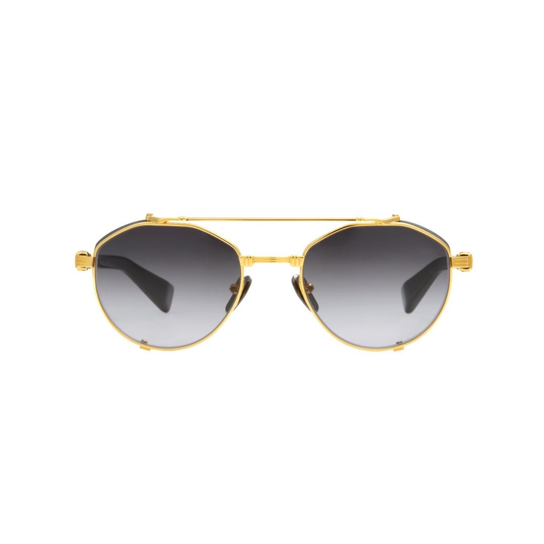Balmain Brigade - Iv Aviator-Style Gradient Gray Sunglasses