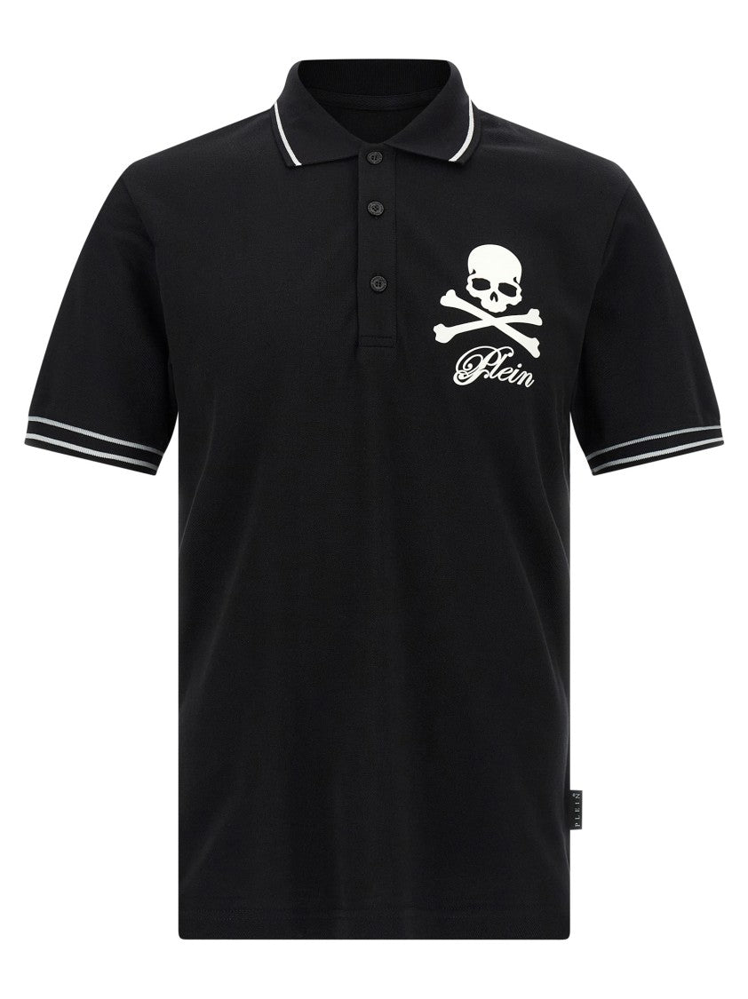 Philipp Plein Skull & Bones' Polo Shirt