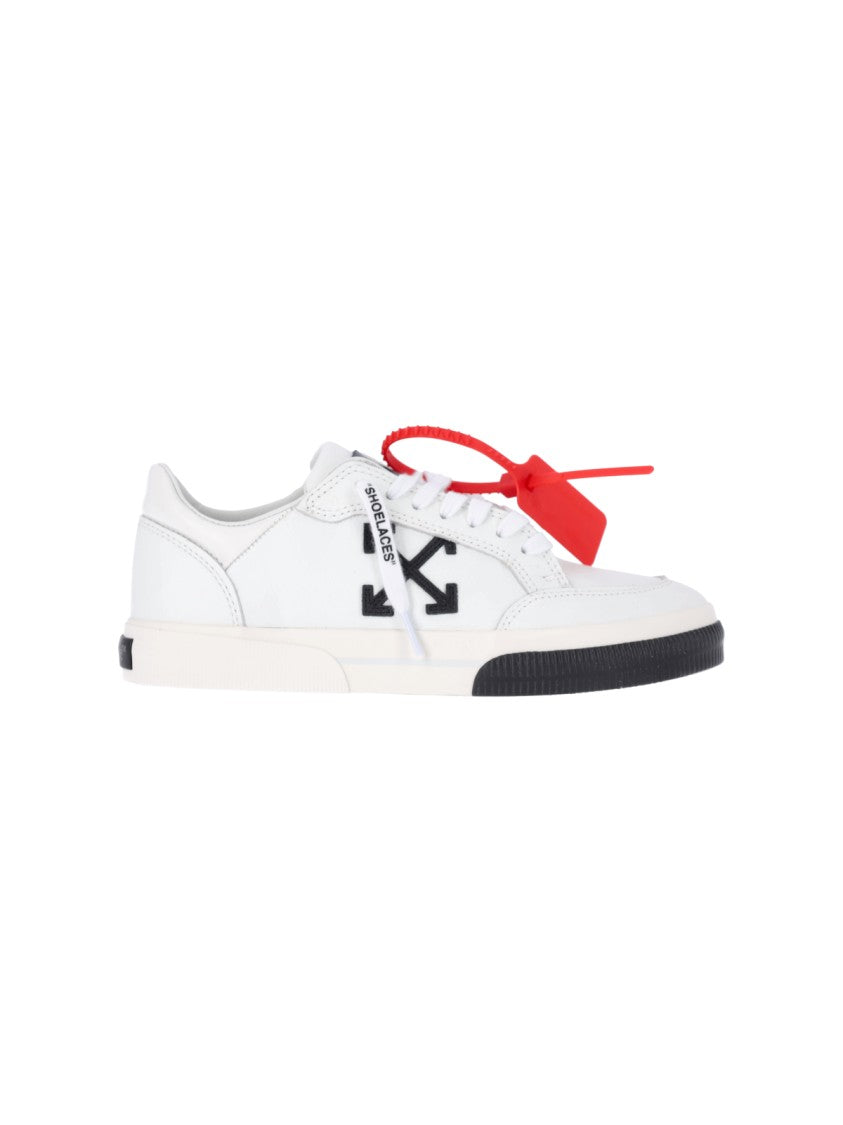 Off-White Low-Top Sneakers With Signature Arrow Logo