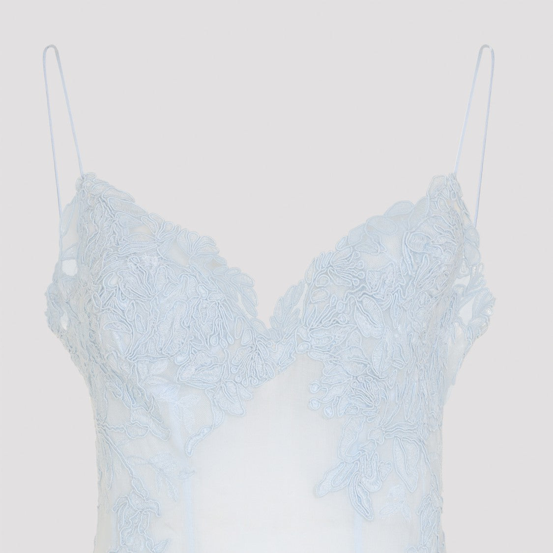 Ermanno Scervino Blue Ramie Dress