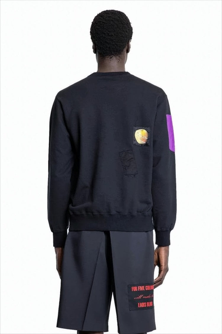 Undercover Relaxed Fit Long-Sleeve Graphic T-Shirt With Patches