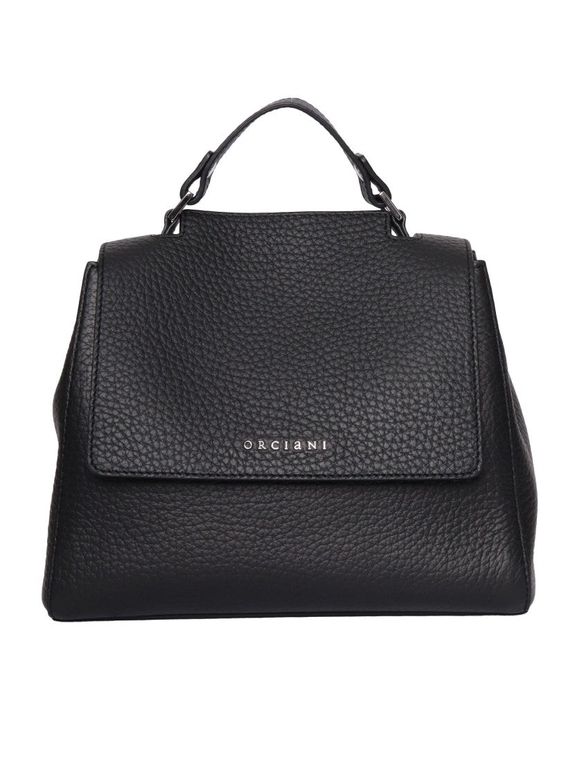 Claudio Orciani Structured Handheld Tote Bag In Smooth Calf Leather