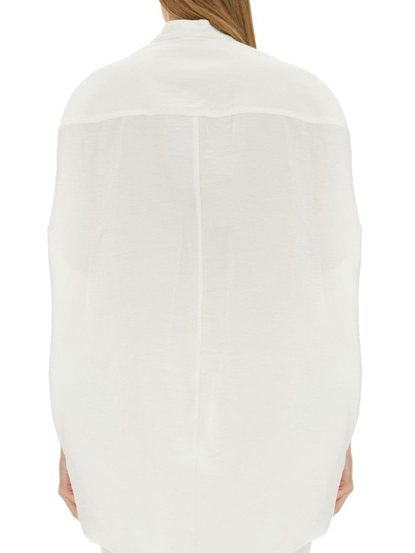 Stella Mccartney Boxy White Oversize Shirt