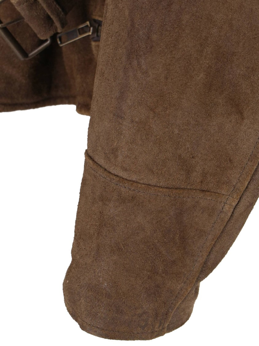 Mm6 By Maison Margiela Biker Jacket – Brown