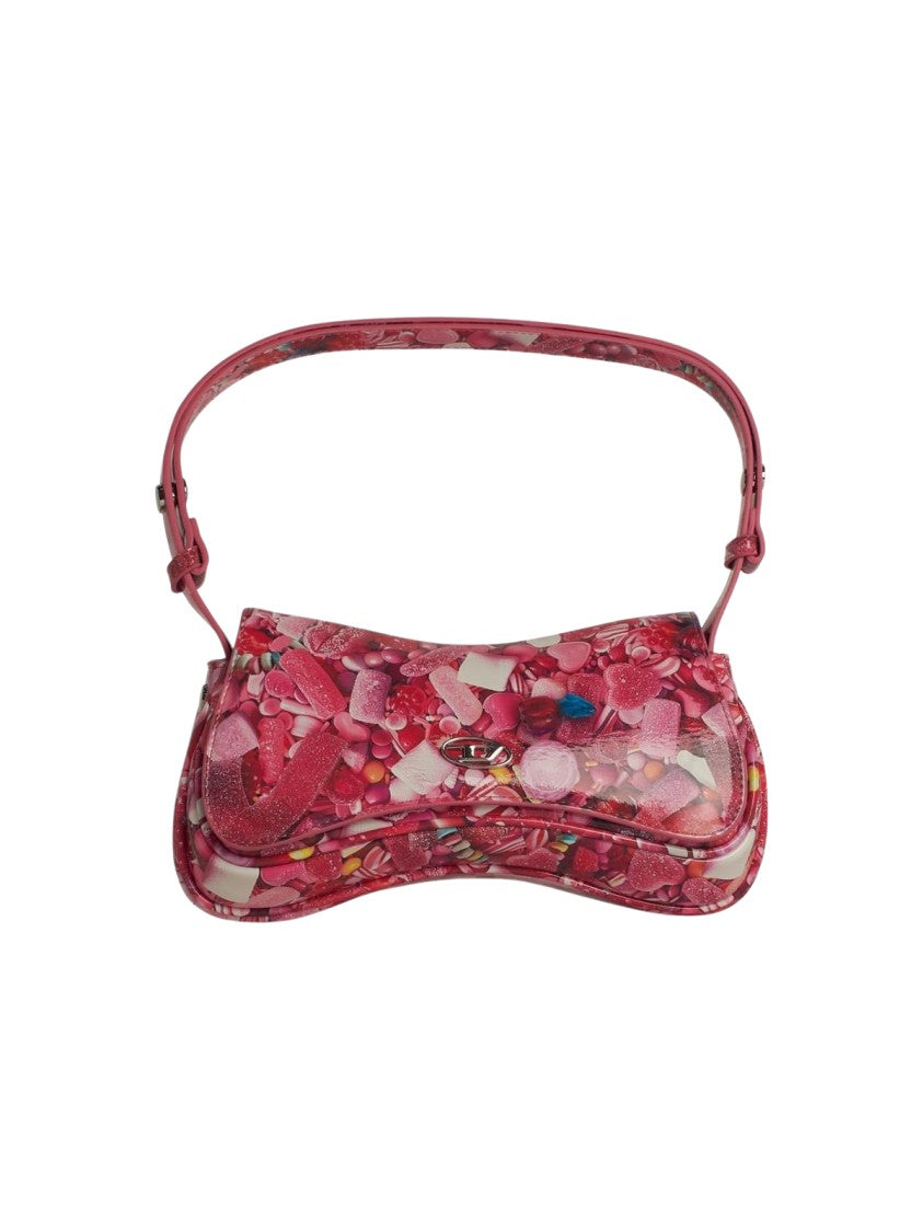 Diesel 'Clutch Play' Pink Polyurethane Bag